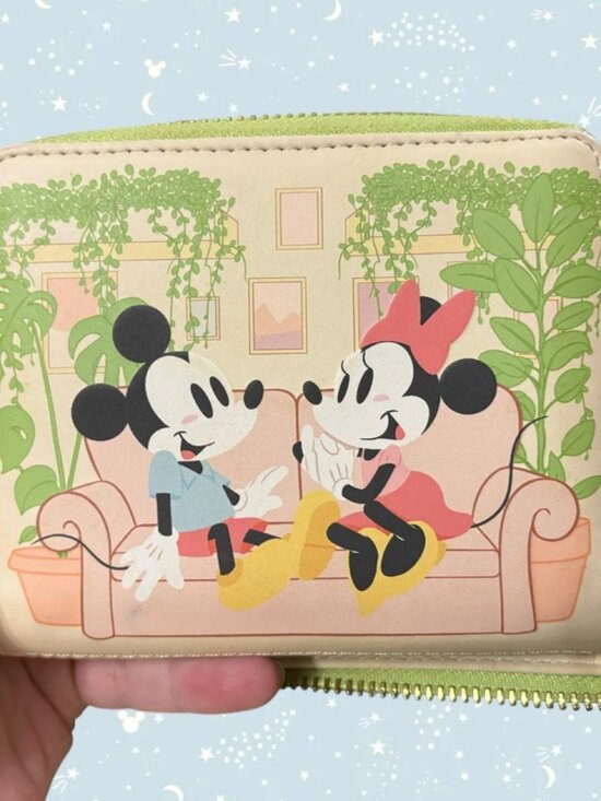 Disney x Loungefly Mickey and Minnie Mouse and Friends House Backpack & Wallet